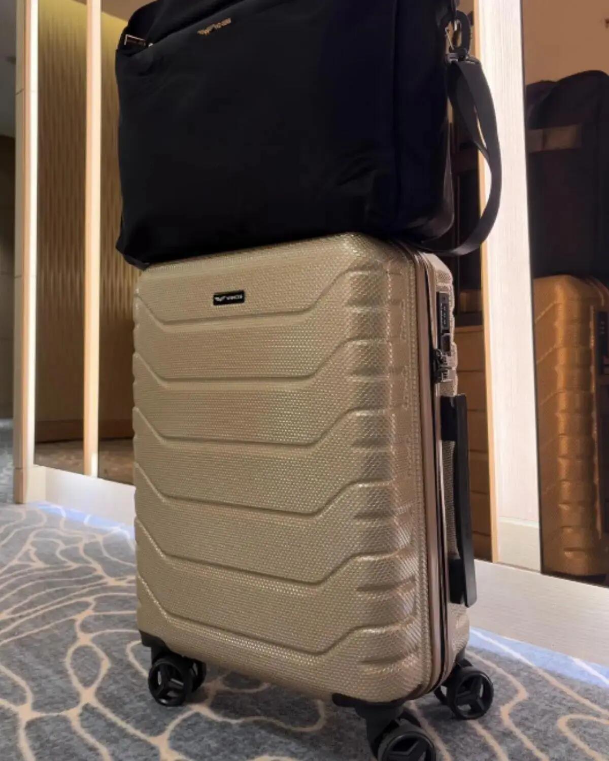 Valise cabine Wings CRAKE 20" CHAMPAGNE 2/10