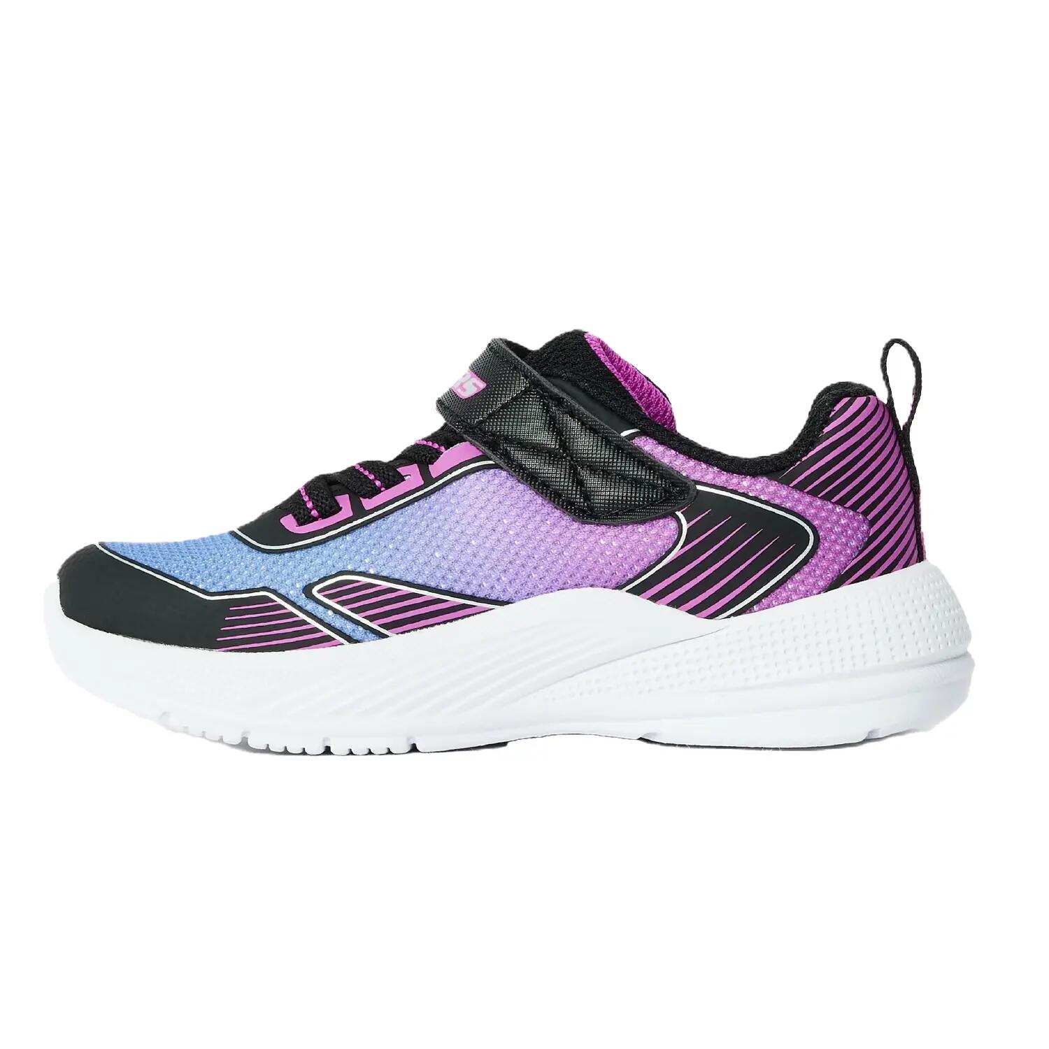 Scarpe Sportive Maglia A ReteBambini Skechers Microspec Nero Rosa 2/5