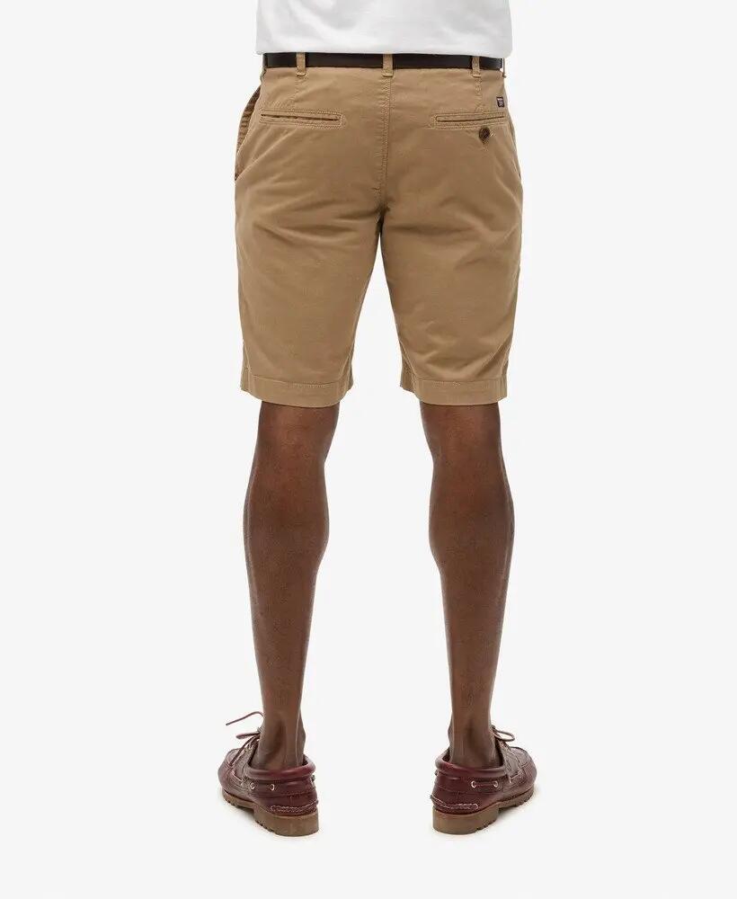 superdry Vintage Chino Shorts in cotone elasticizzato – Desert Beige 3/7