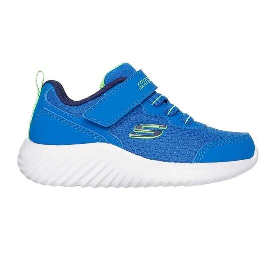 Bounder TechRox sportschoenen met ronde neus voor kinderen (Blauw/lime)