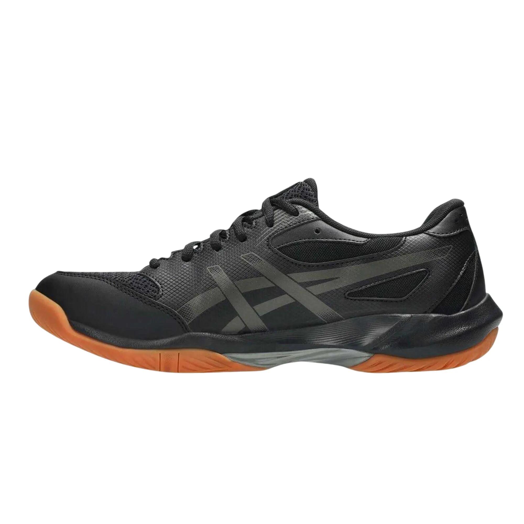 Zapatos para Pista Cubierta Balón de Balonmano para Hombre Negro, Gunsmoke Negro 3/7
