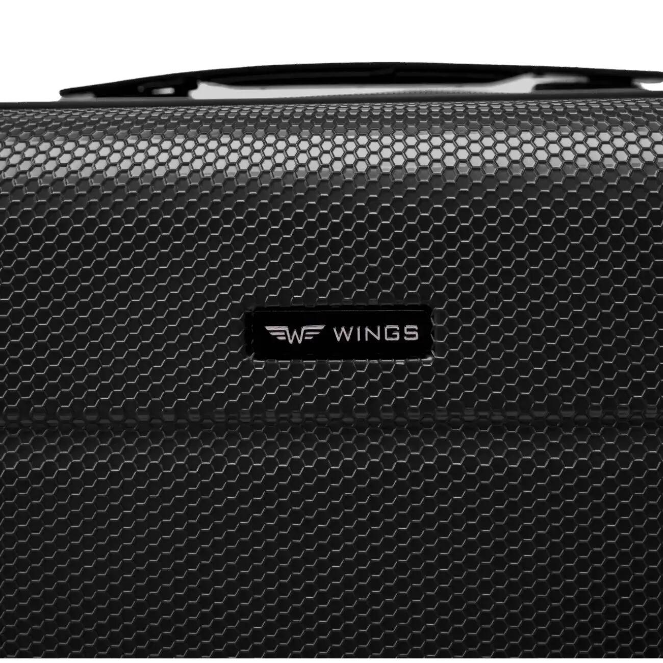 Lot de 4 valises Wings CRAKE S/M/L + valise compacte BLACK 8/10