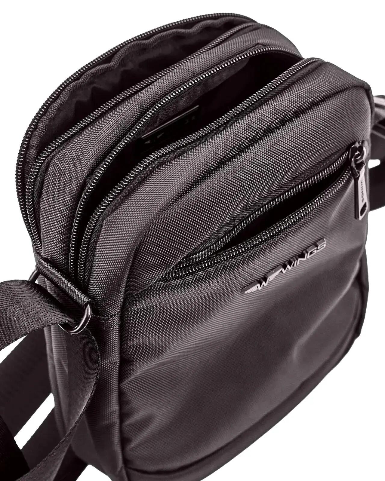 BRANT WINGS heren crossbody tas BLACK 5/7