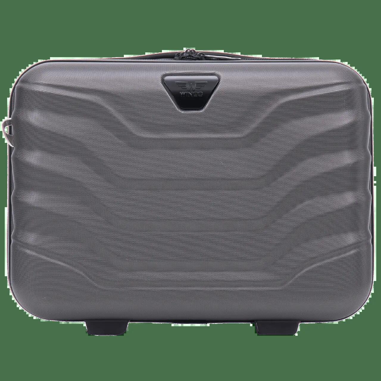 WINGS PEAFOWL reiskoffer met toilettas 14" DARK GREY 4/9