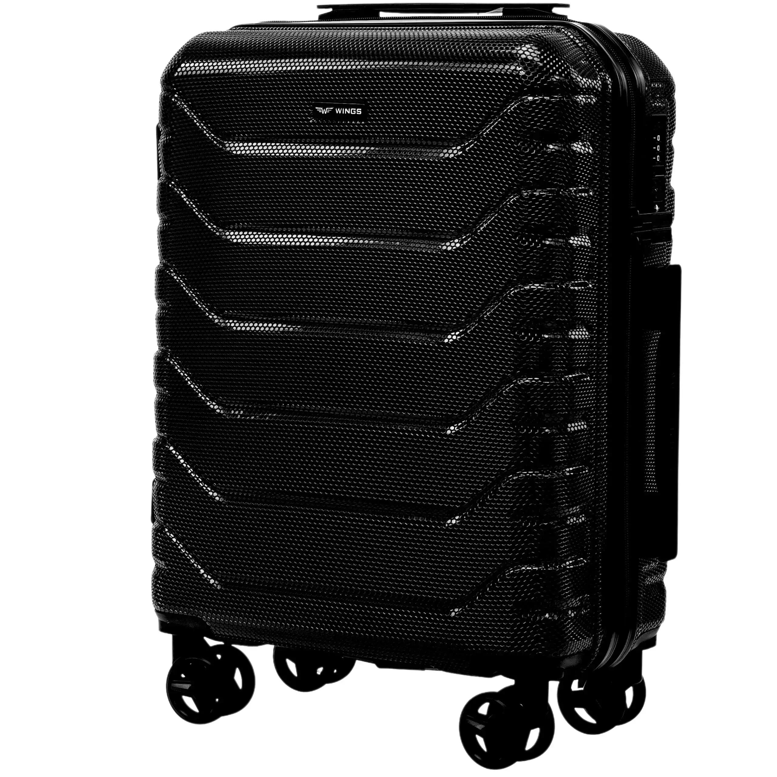 Lot de 4 valises Wings CRAKE S/M/L + valise compacte BLACK 4/10