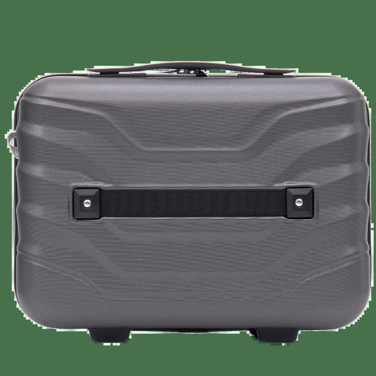 WINGS PEAFOWL reiskoffer met toilettas 14" DARK GREY 2/9