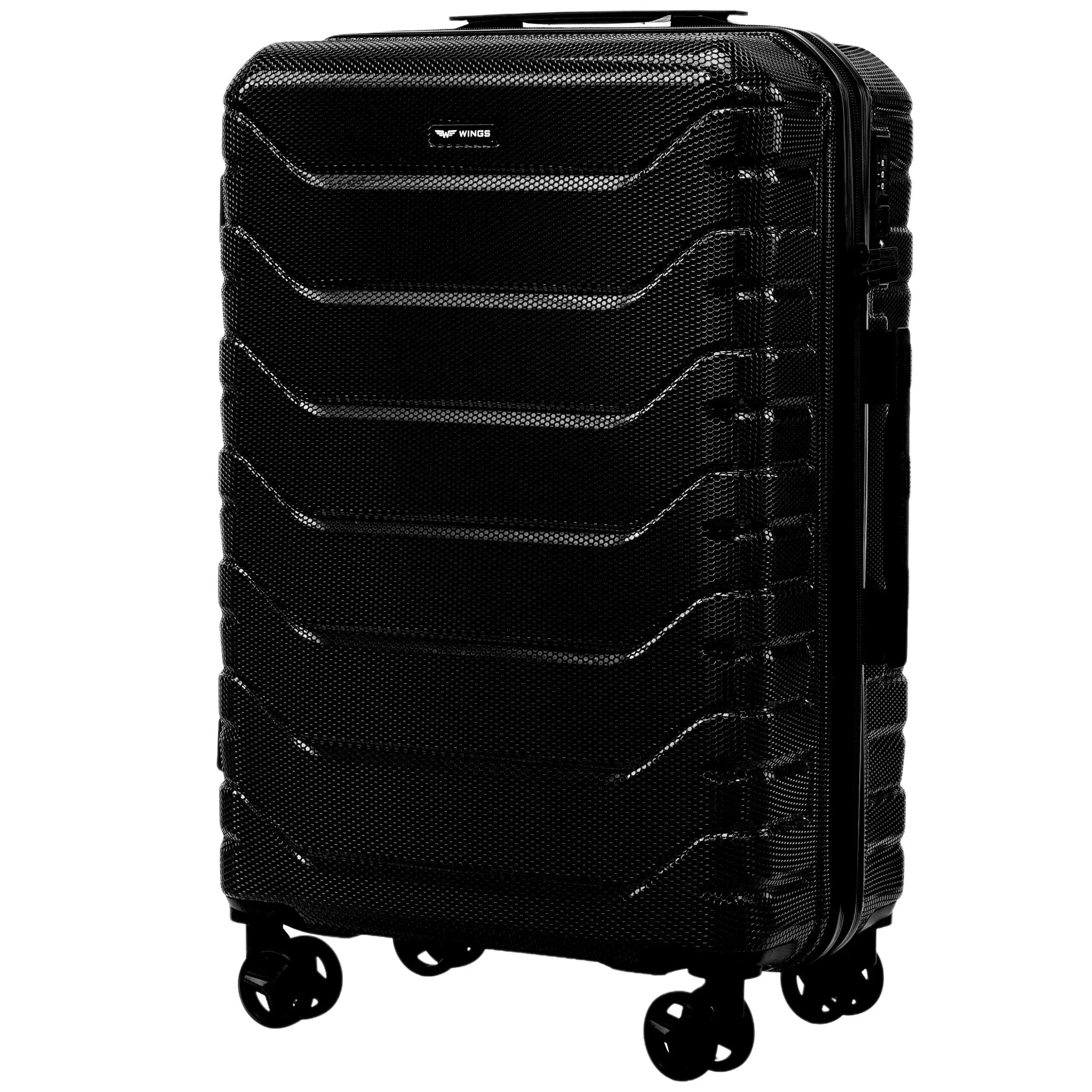 Lot de 4 valises Wings CRAKE S/M/L + valise compacte BLACK 3/10
