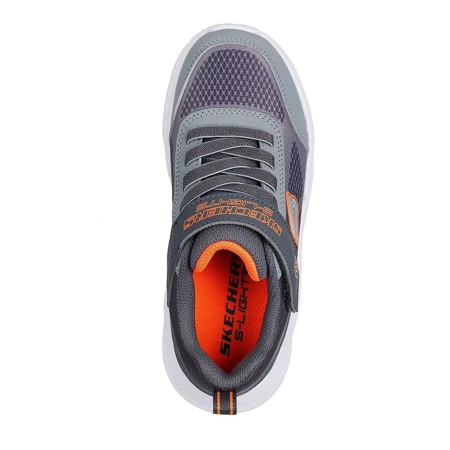 Zapatillas Deportivas S Lights Niños Gris, Naranja 4/5