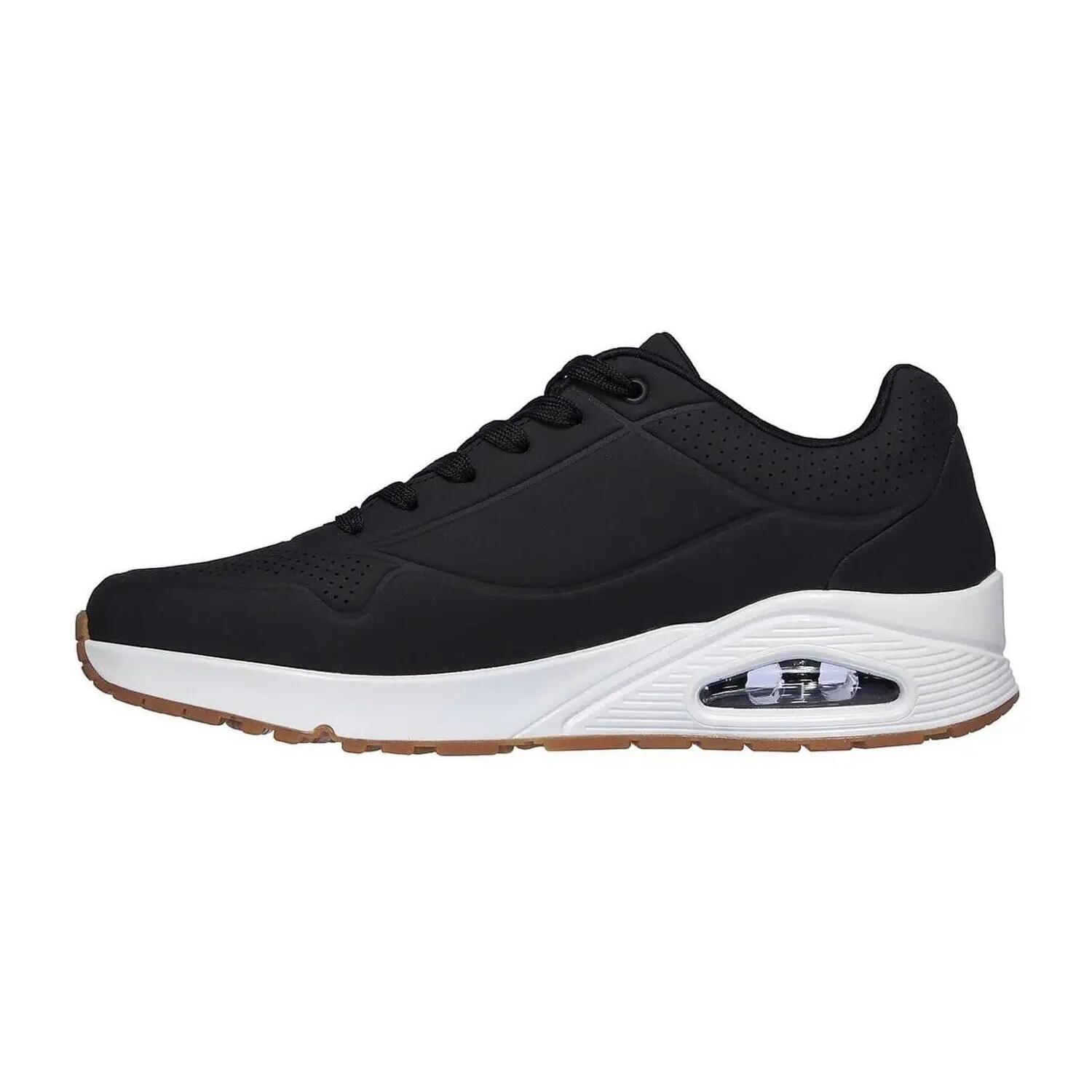 Sapatilhas Skechers Homem Uno - Stand On Air Preto 2/6