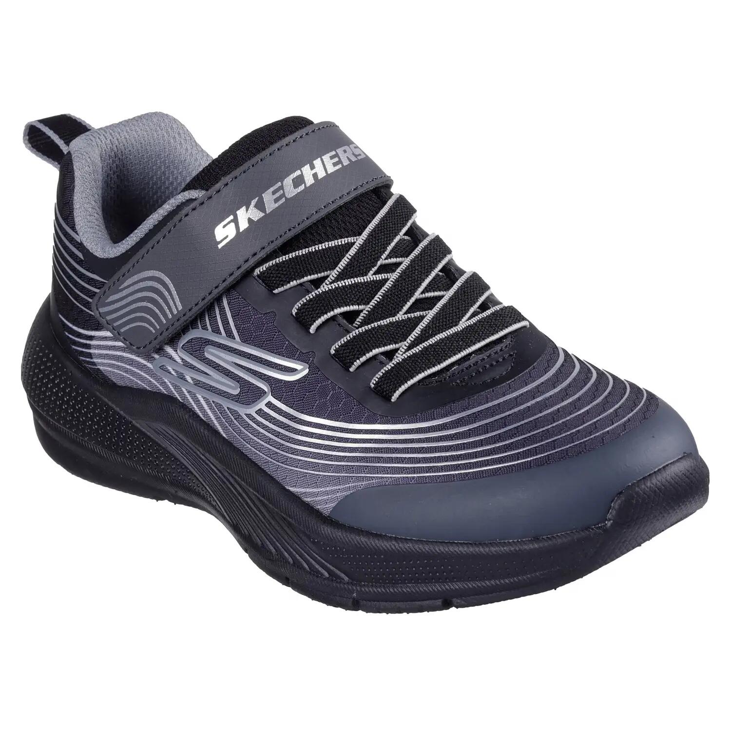 Zapatillas Deportivas Microspec Advance Niños Negro, Plateado, Blanco 6/6