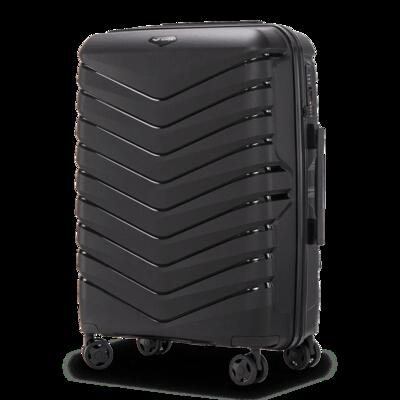 Middelgrote koffer wings phoenix polypropyleen 24" zwart