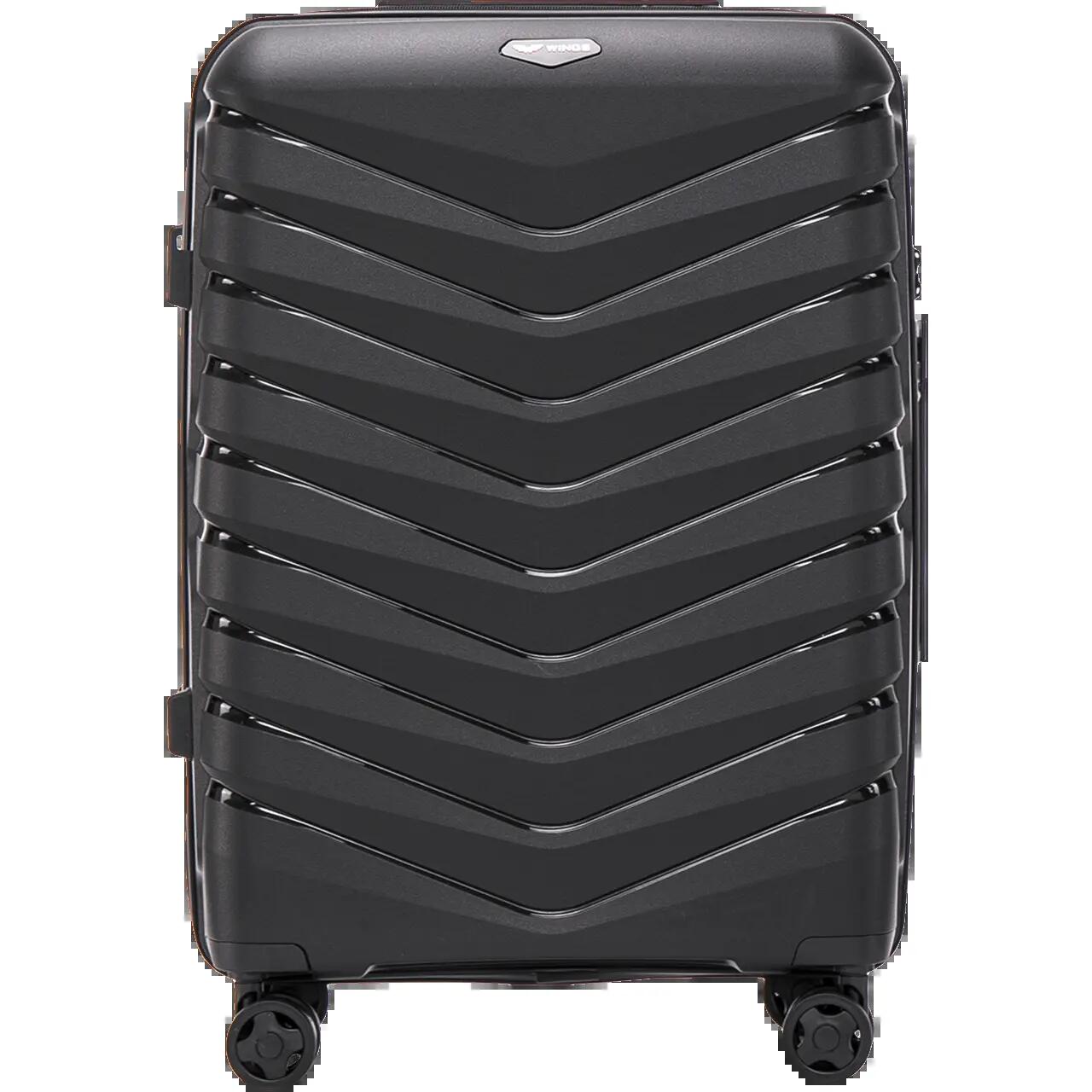 Middelgrote koffer Wings PHOENIX polypropyleen 24" ZWART 3/10
