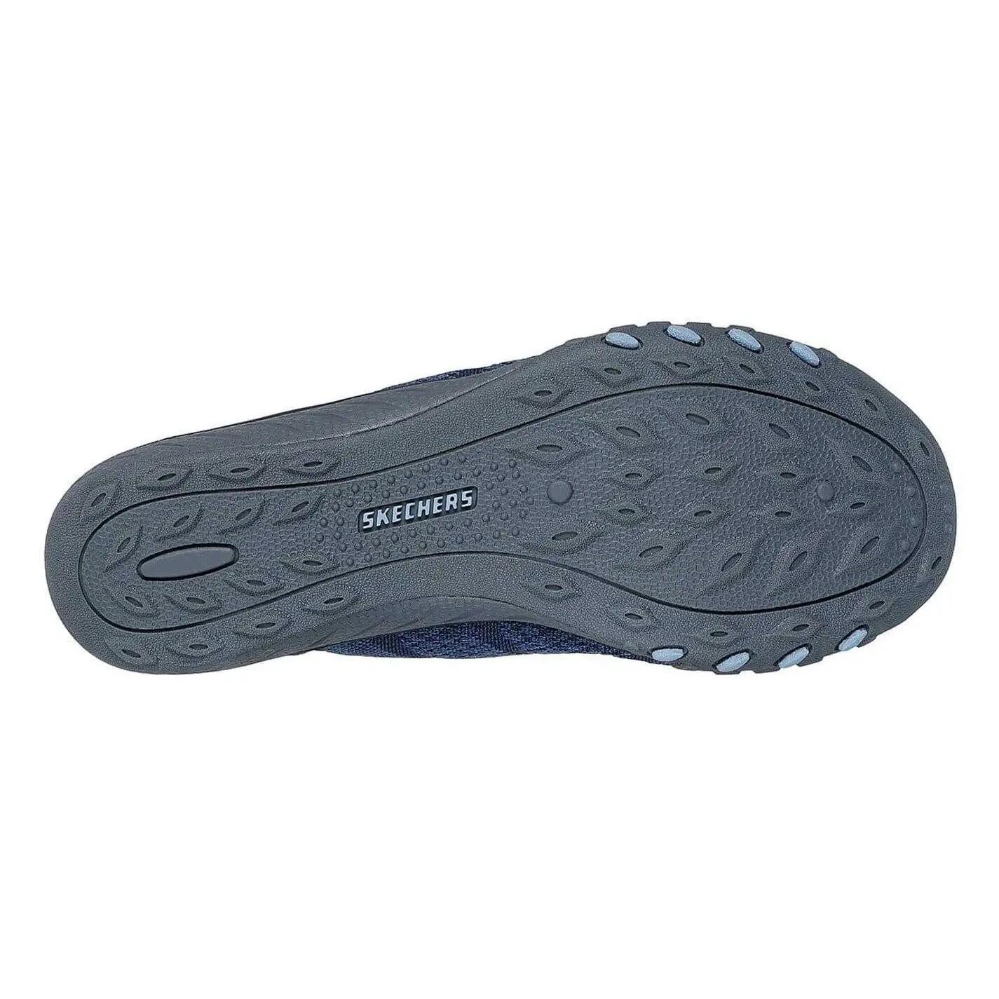 Sapatilhas Skechers Mulher Breathe-Easy - Knitty Waves Azul 4/6
