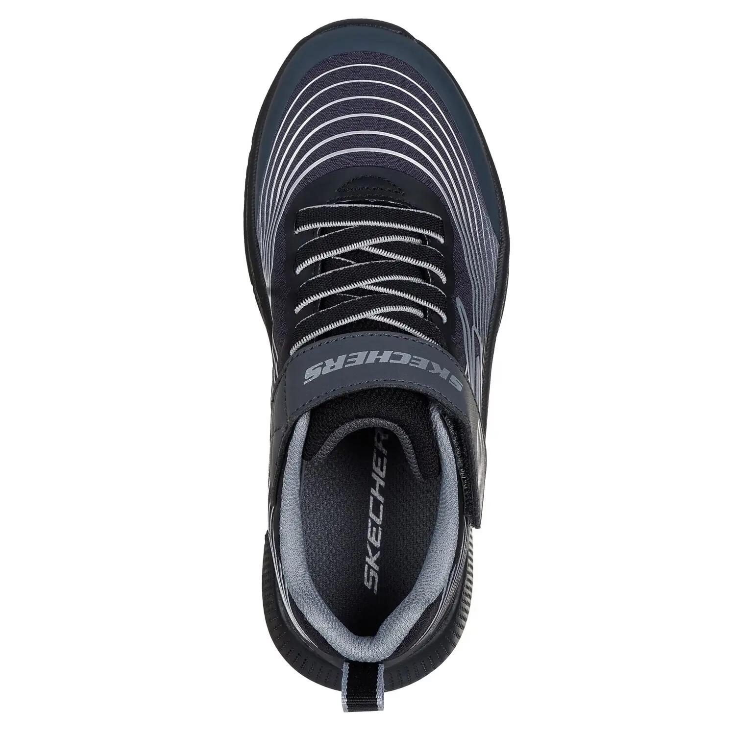 Zapatillas Deportivas Microspec Advance Niños Negro, Plateado, Blanco 3/6