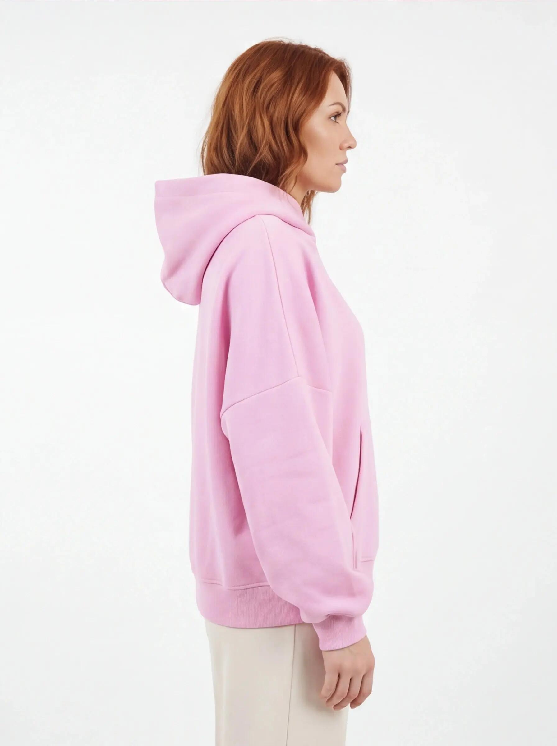 Oversized dameshoodie UNLEASH WINGS PINK 4/8