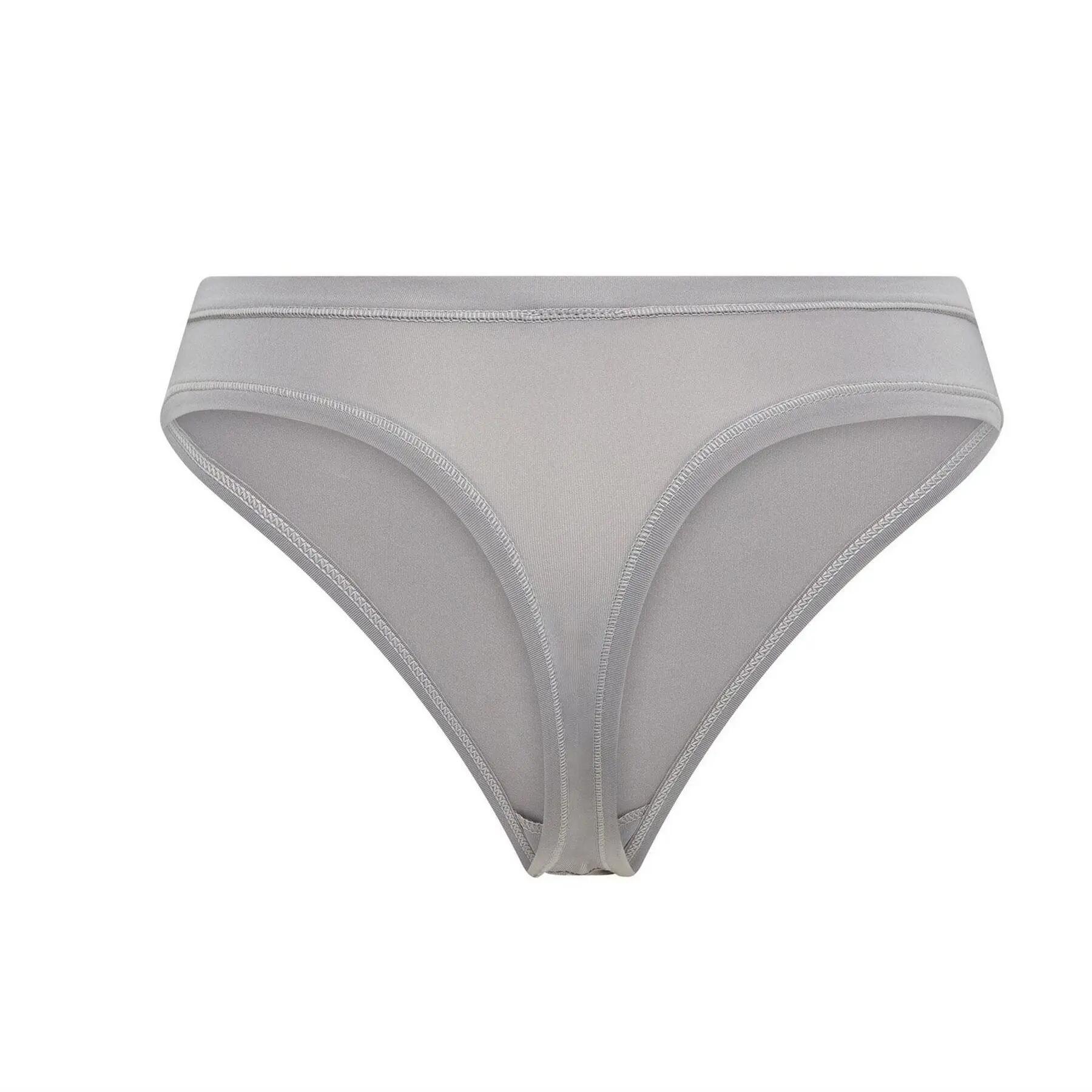 Lot De 3 Strings AGATHA Femme (Noir / Gris / Rouge Rose) 6/7