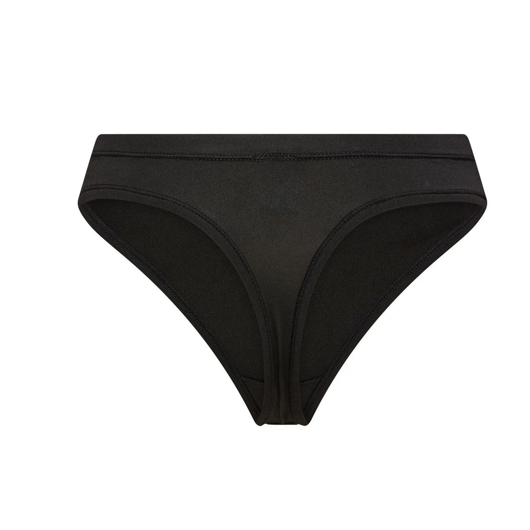 Lot De 3 Strings AGATHA Femme (Noir / Gris / Rouge Rose) 3/7