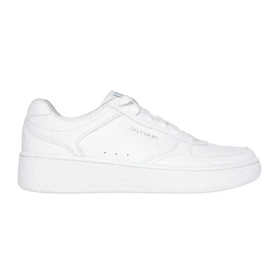 Leren sportschoenen voor dames (courtmodel) (wit)