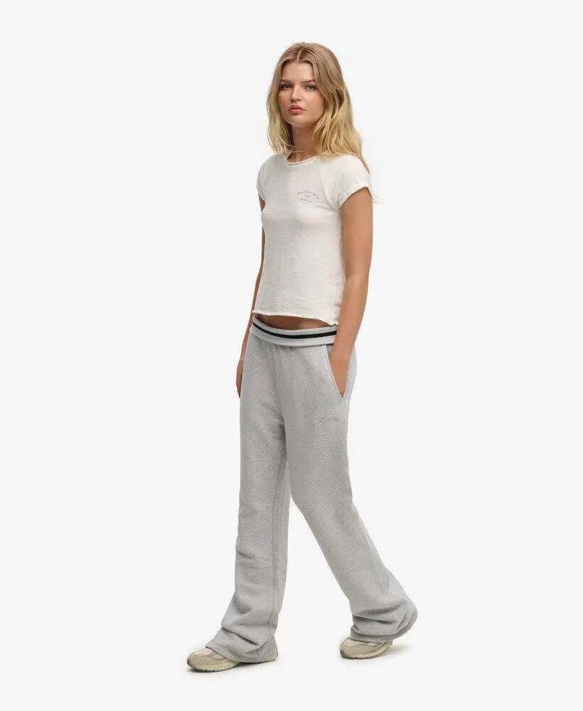 Calças de fato de treino largas para mulher Superdry Athletic Essentials Logo 5/7