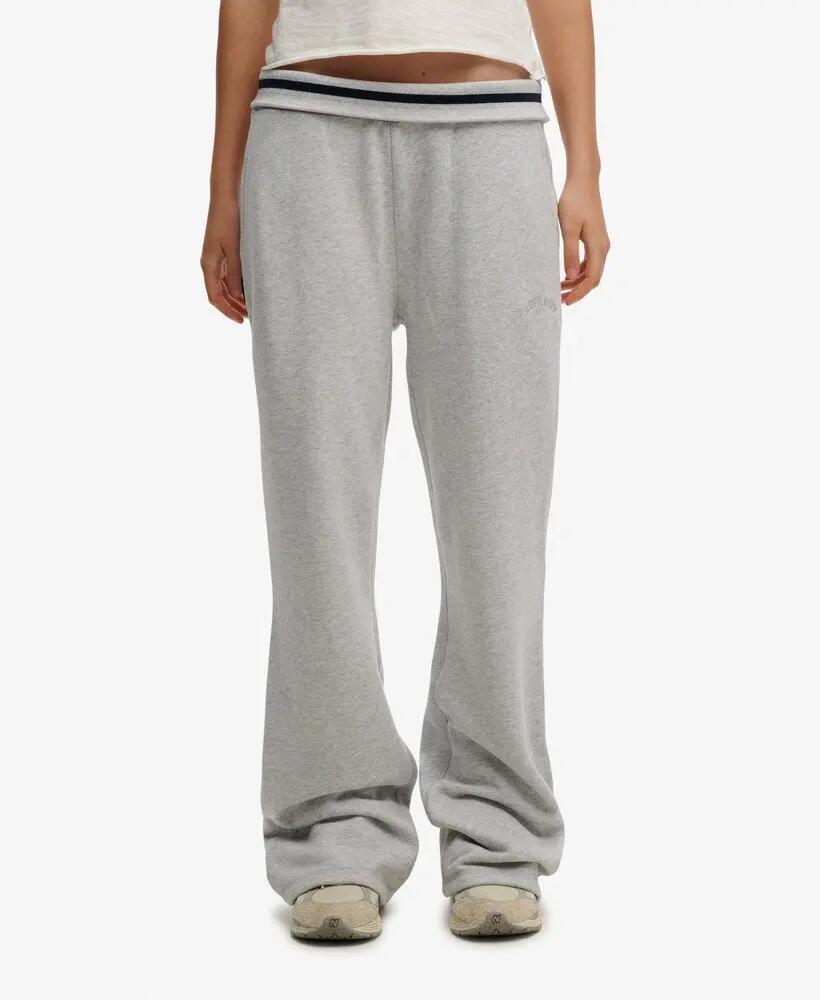 Calças de fato de treino largas para mulher Superdry Athletic Essentials Logo 3/7