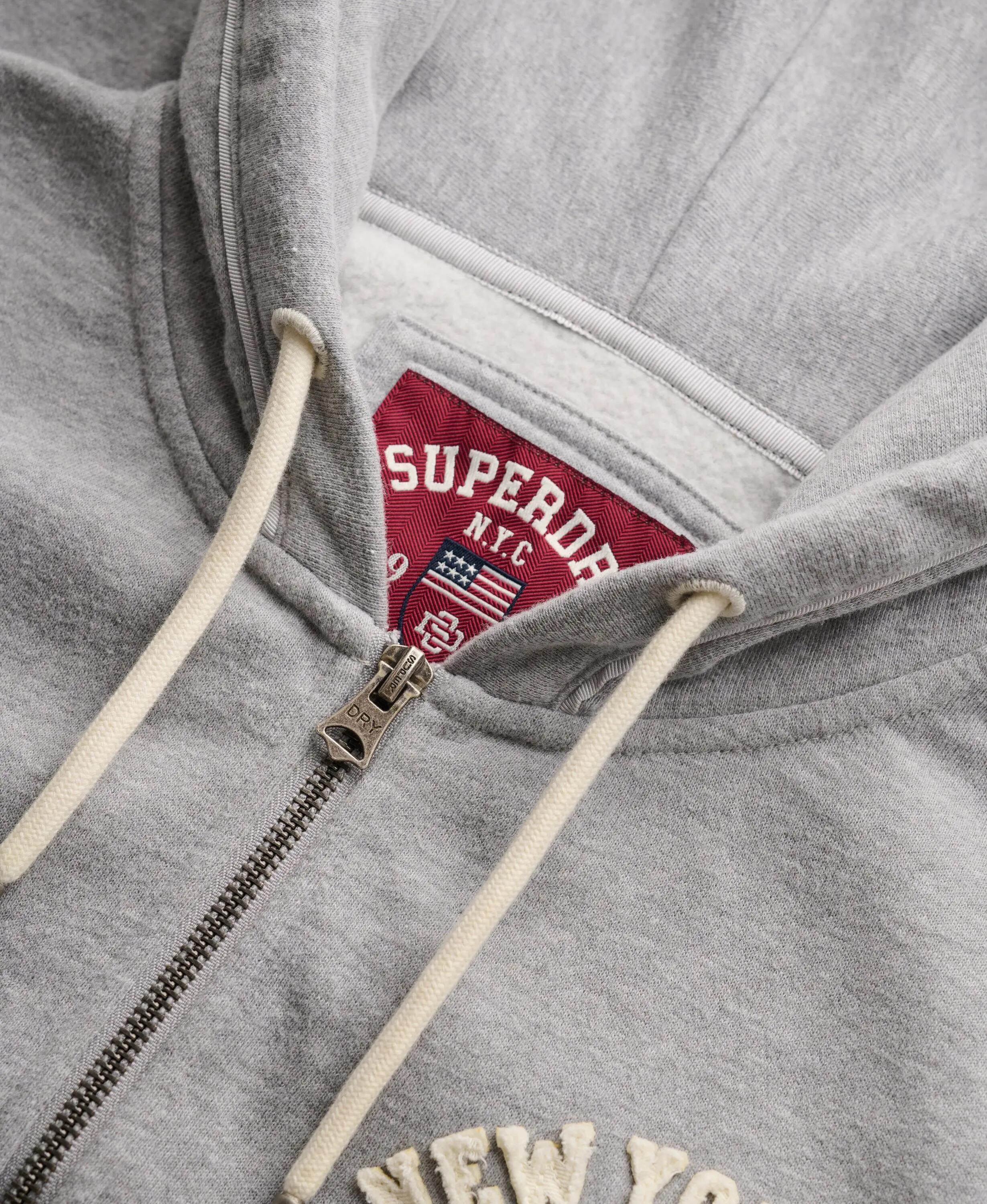 Felpa con cerniera a cappuccio da donna Superdry Athletic Essential 6/7