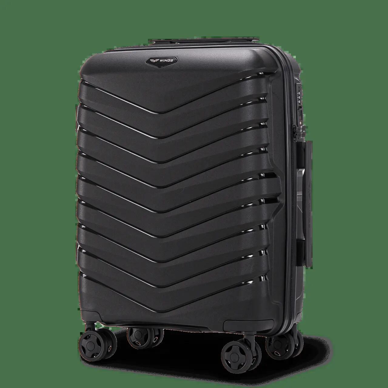 Valise cabine Wings PHOENIX en polypropylène 20" NOIR 1/10
