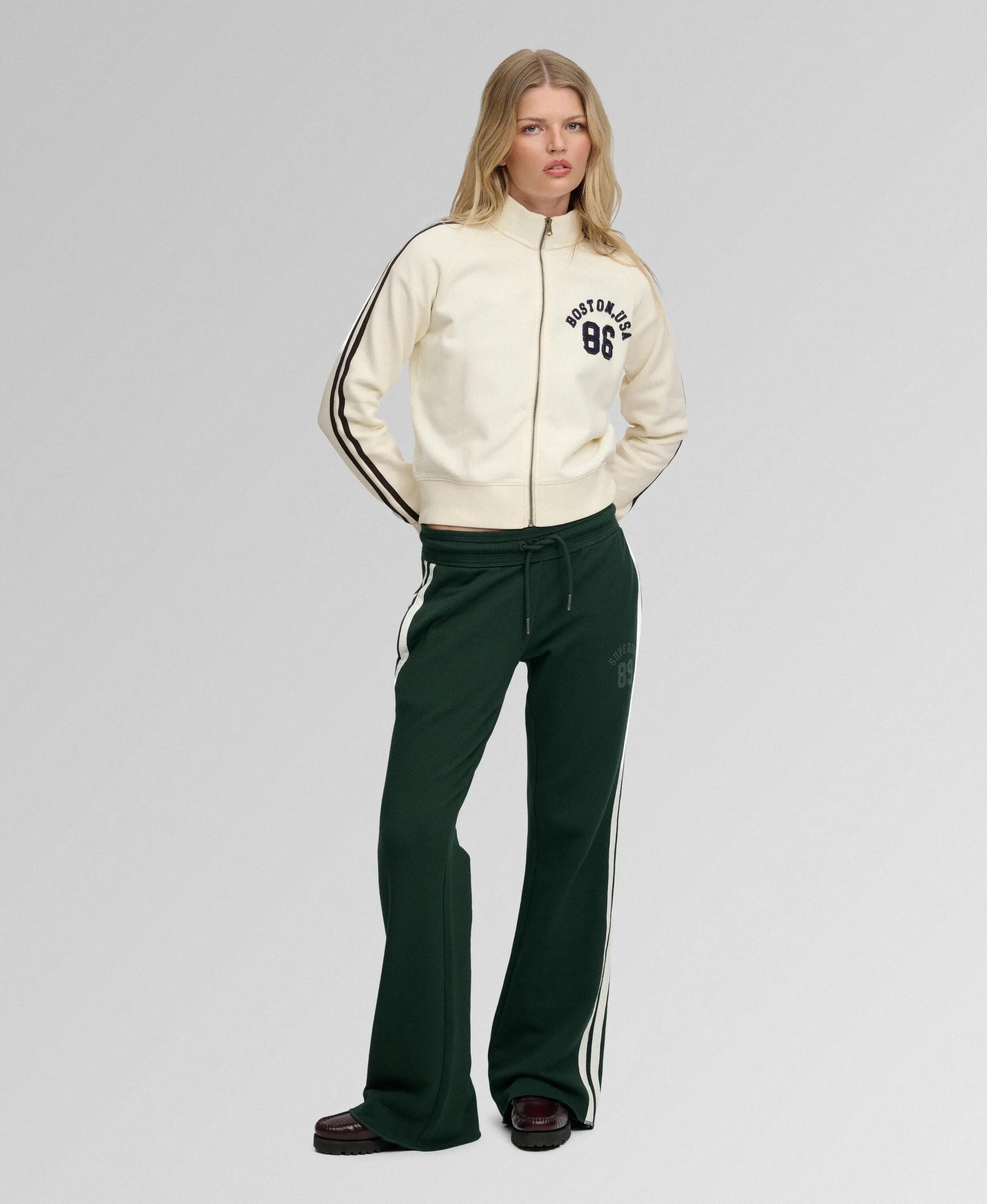 Sweatshirt com fecho de correr para mulher Superdry Athletic 3/5