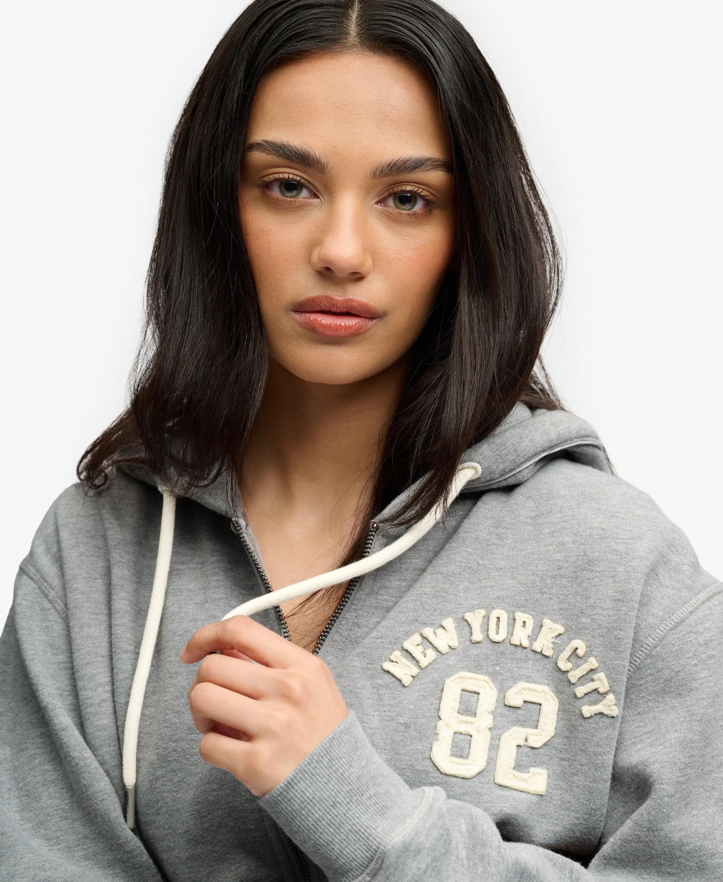 Felpa con cerniera a cappuccio da donna Superdry Athletic Essential 4/7