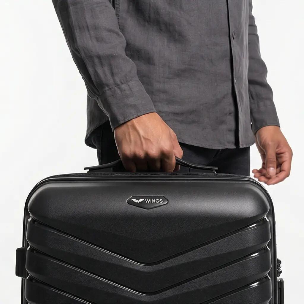 Valise cabine Wings PHOENIX en polypropylène 20" NOIR 5/10