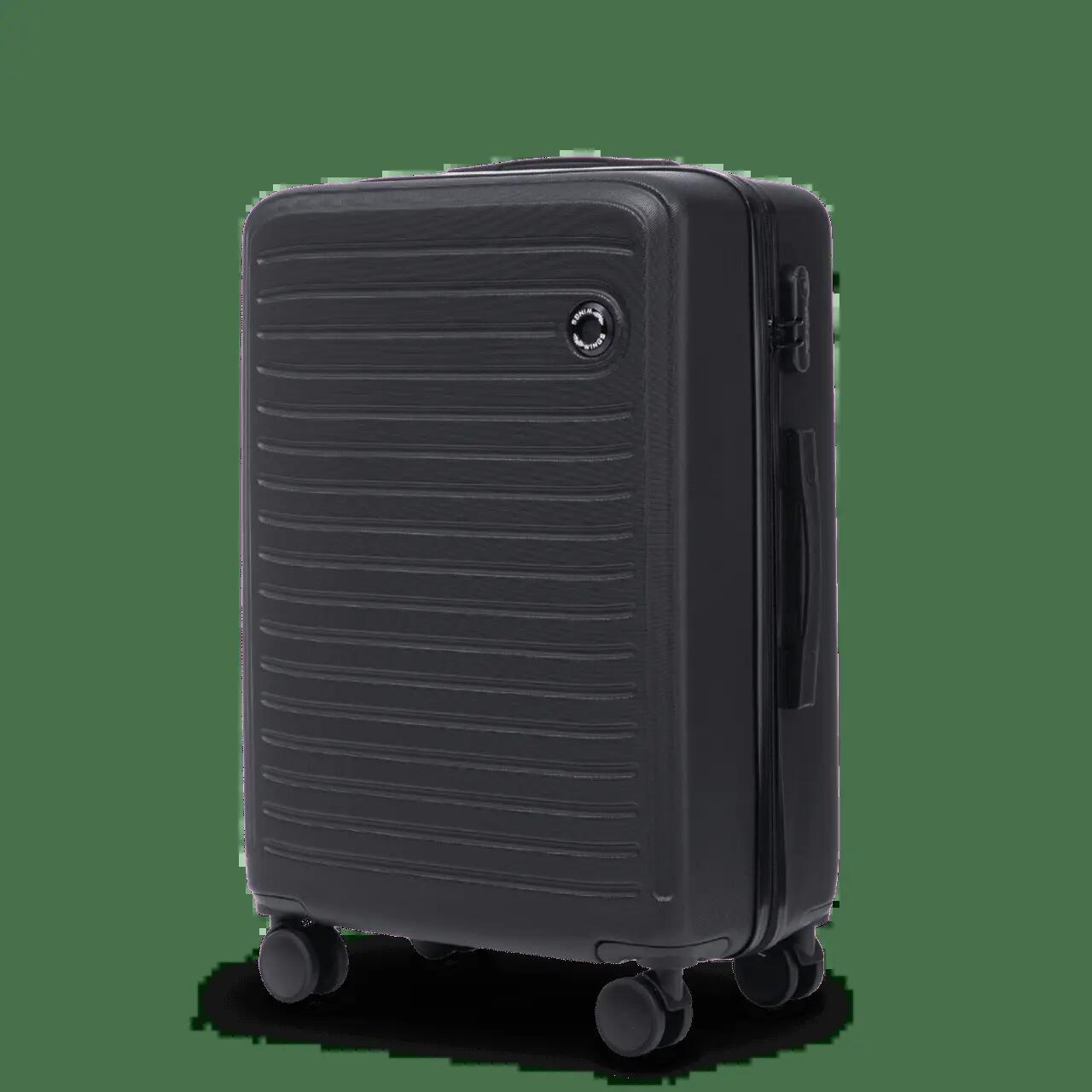Middelgrote koffer  Wings ABS+ COOT 24" Zwart 1/10