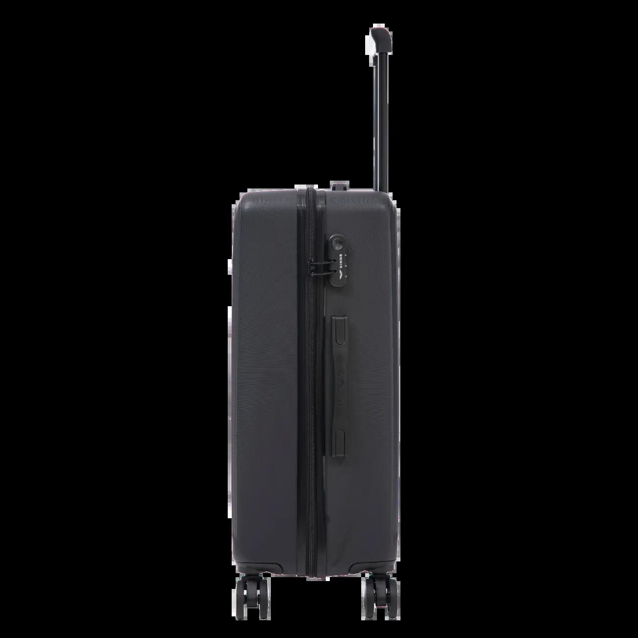 Middelgrote koffer  Wings ABS+ COOT 24" Zwart 4/10
