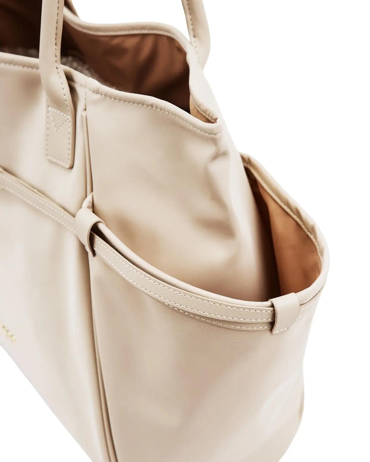 WINGS ROSELLA shopper tas met afneembare make-uptas en riem voor koffer BEIGE 7/10