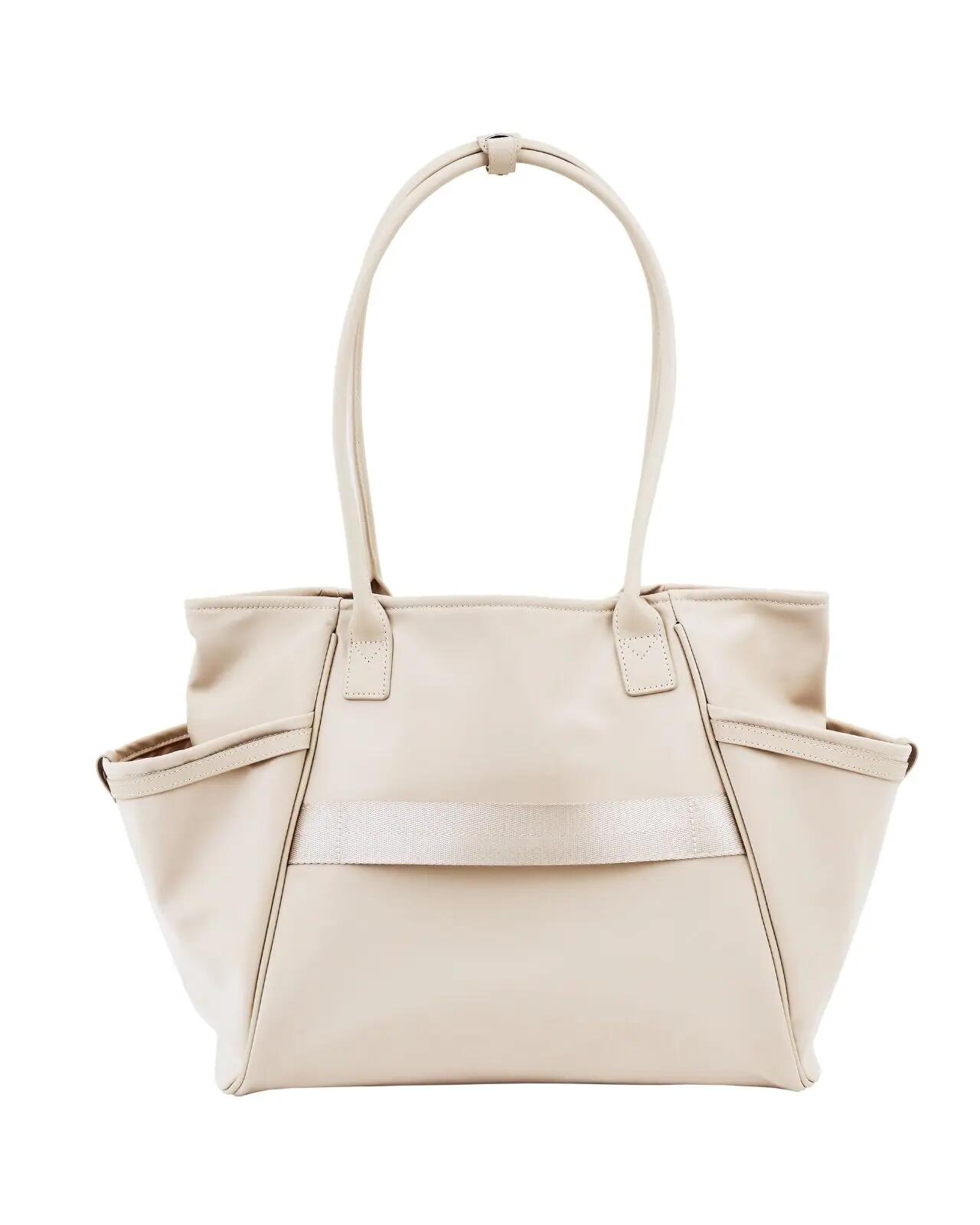 WINGS ROSELLA shopper tas met afneembare make-uptas en riem voor koffer BEIGE 6/10