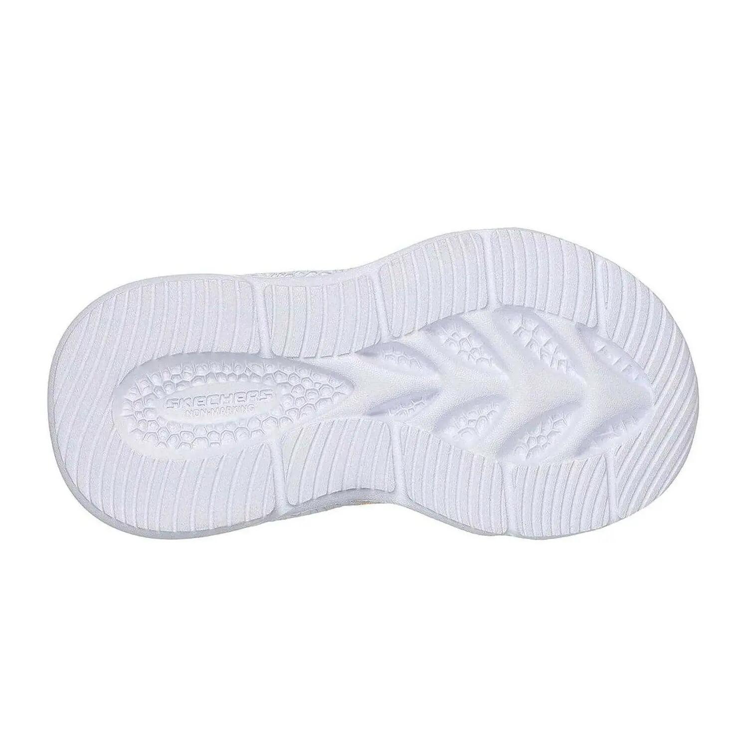 Lederen sportschoenen voor jongens: S Lights FlexGlow Bolt (Oranje/Zwaar) 4/6