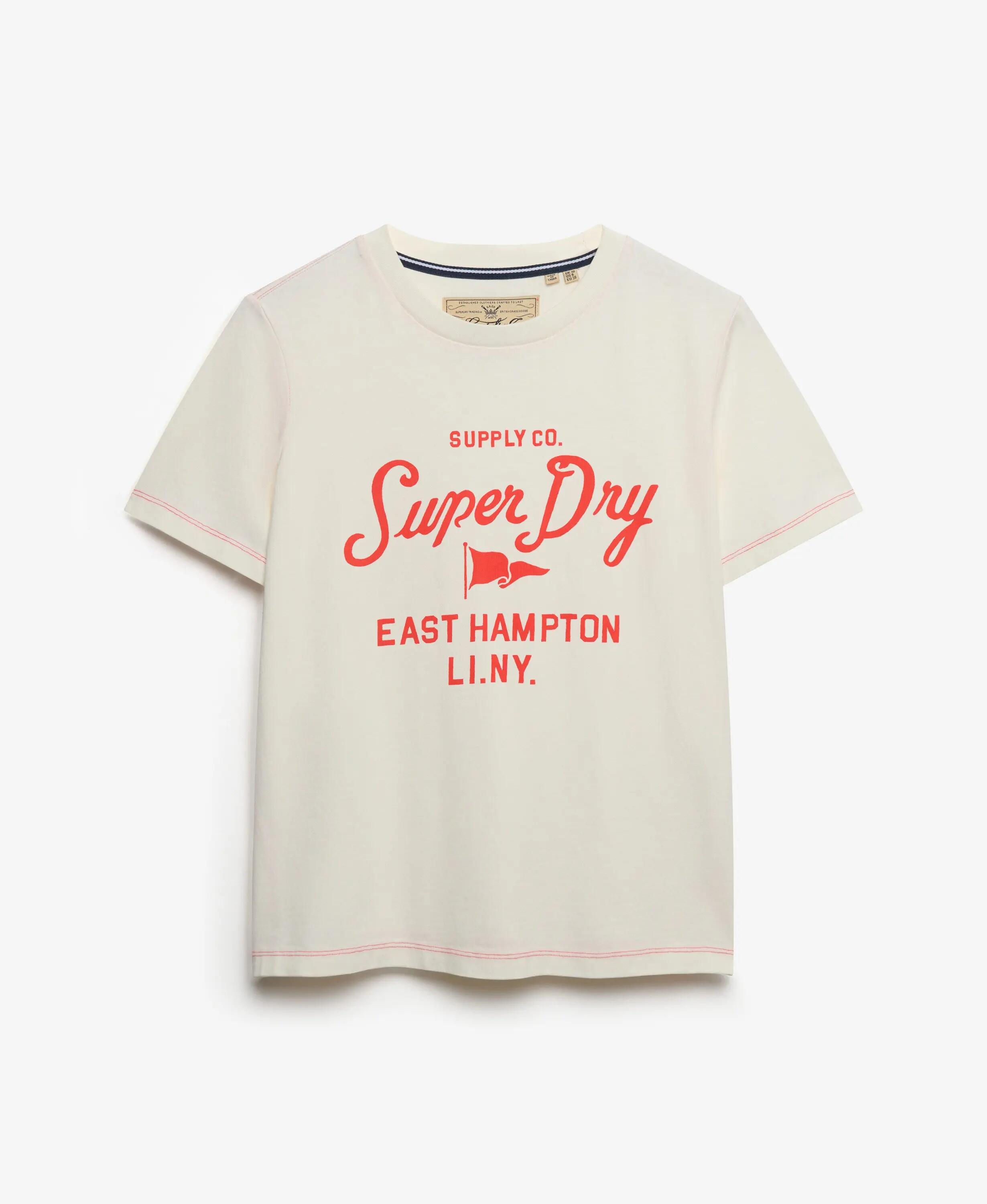 Dames-T-shirt Superdry Heritage Hamptons 6/6