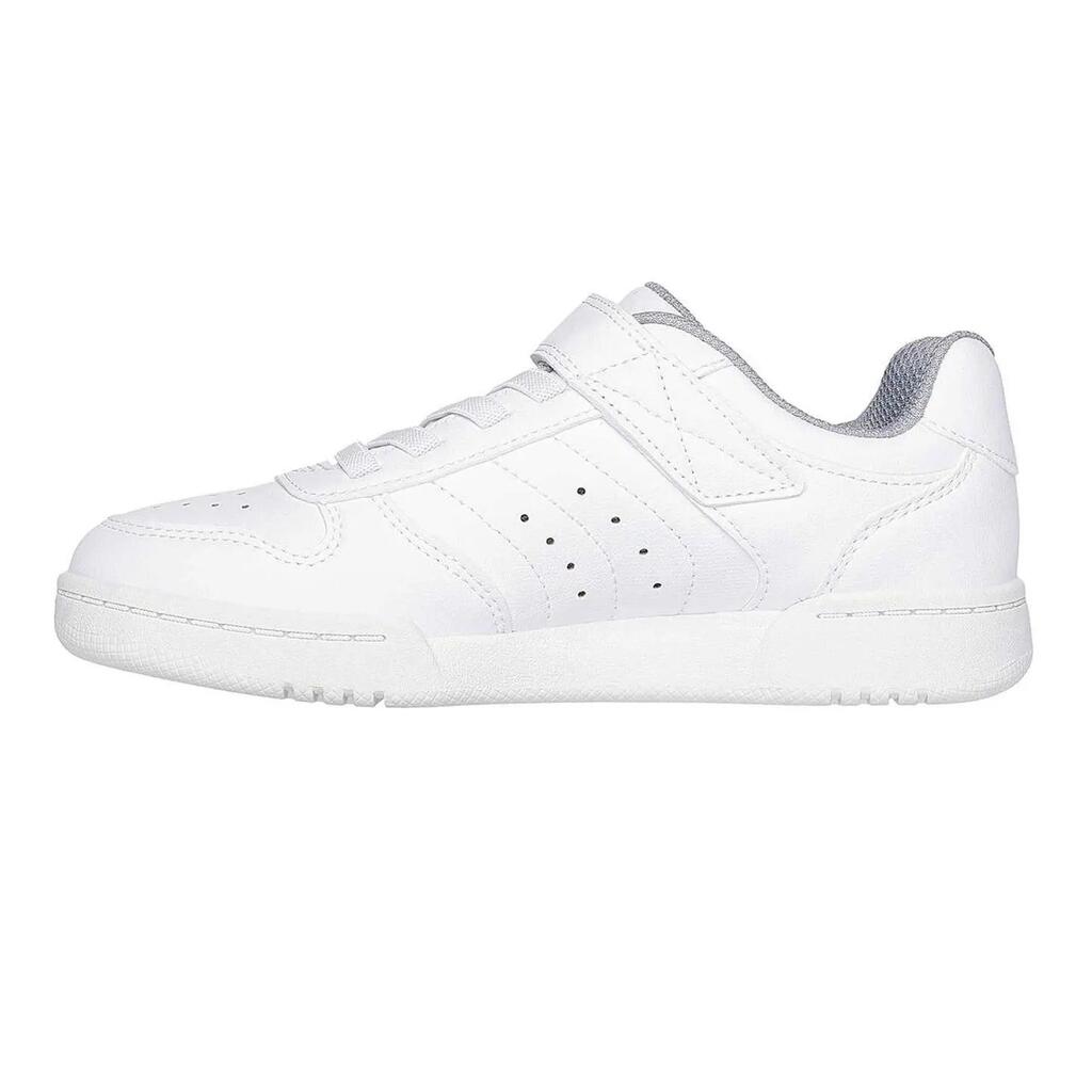 Zapatillas Deportivas Para Niños Skechers Street Resistentes Blancas-405638L/WHT