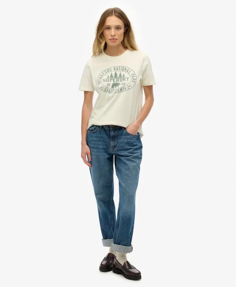 T-shirt de mulher Superdry Lo-Fi 3/5