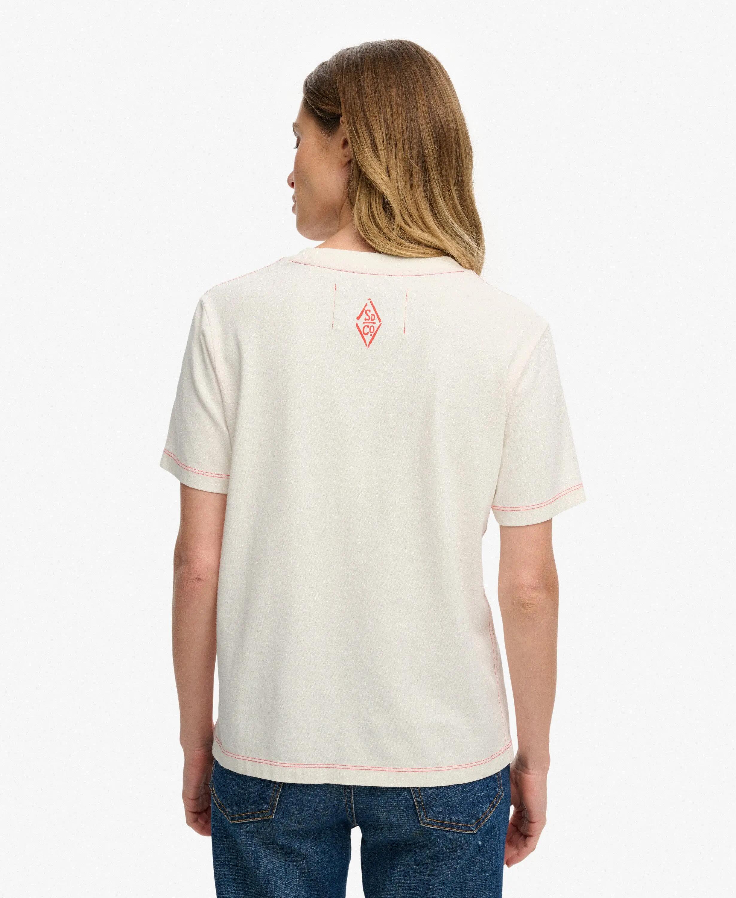 Dames-T-shirt Superdry Heritage Hamptons 5/6