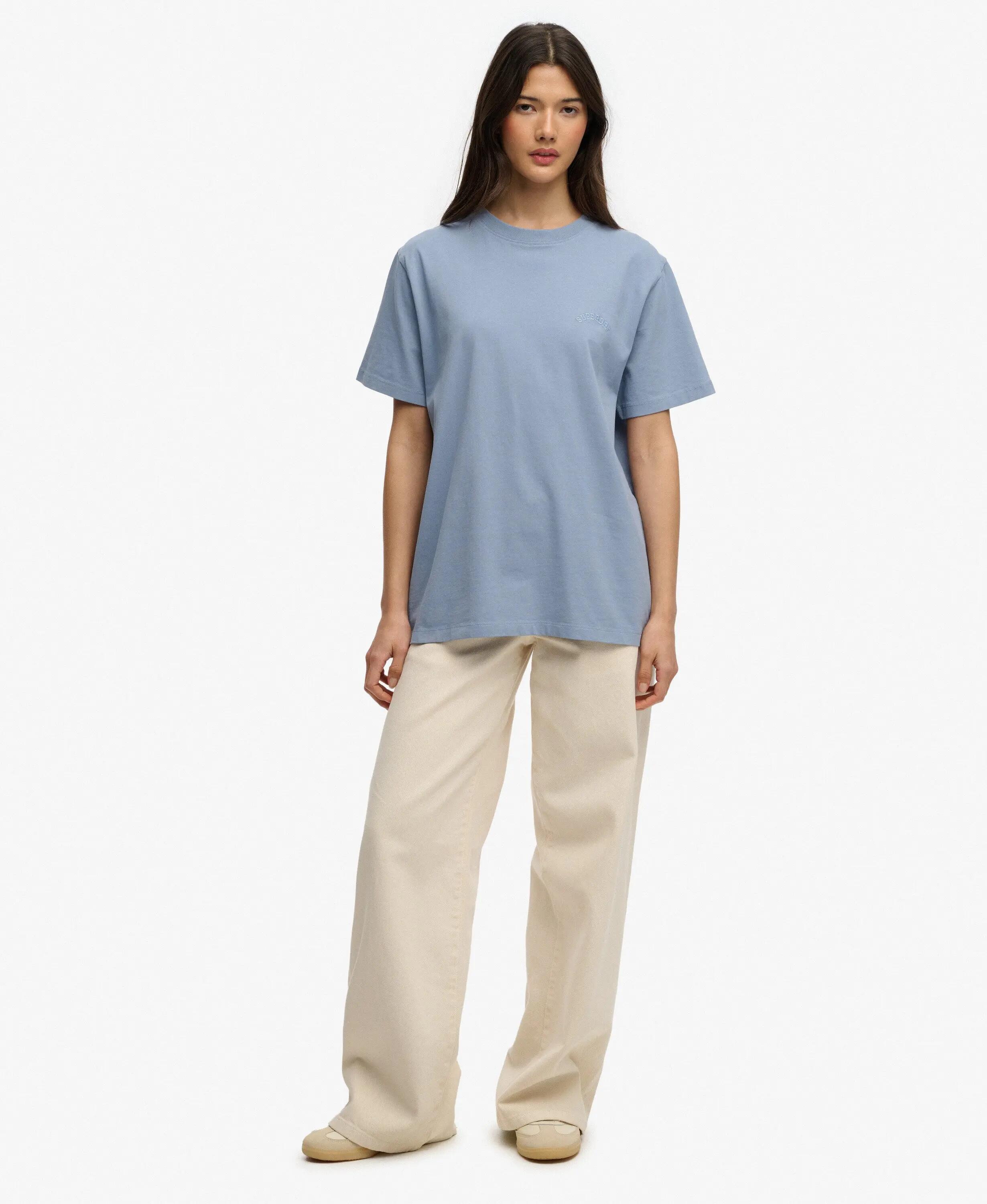 T-shirt folgado mulher Superdry Essential Logo 3/5