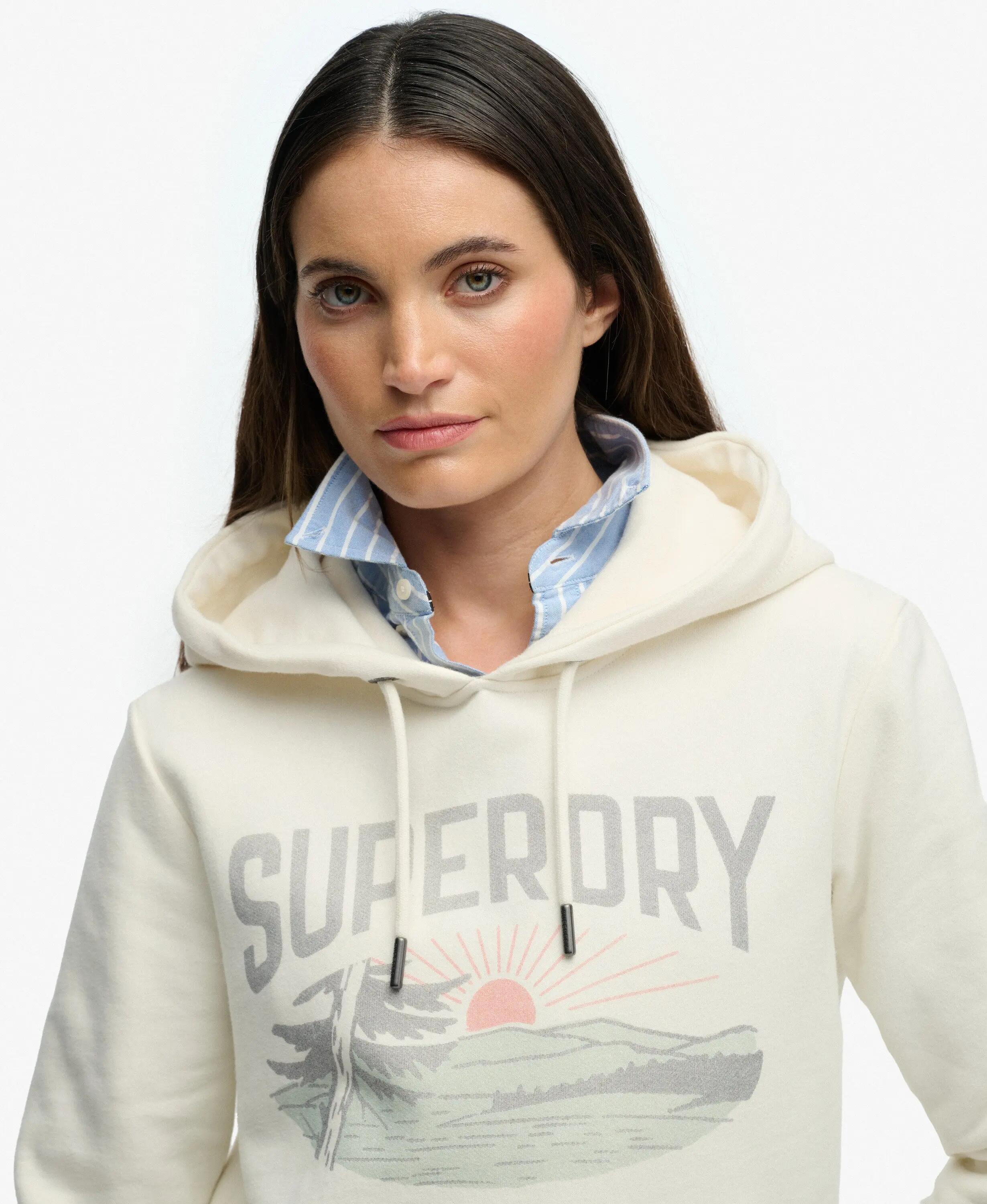 Hoodie Damen Superdry Retro Outdoor Rlxd 4/7