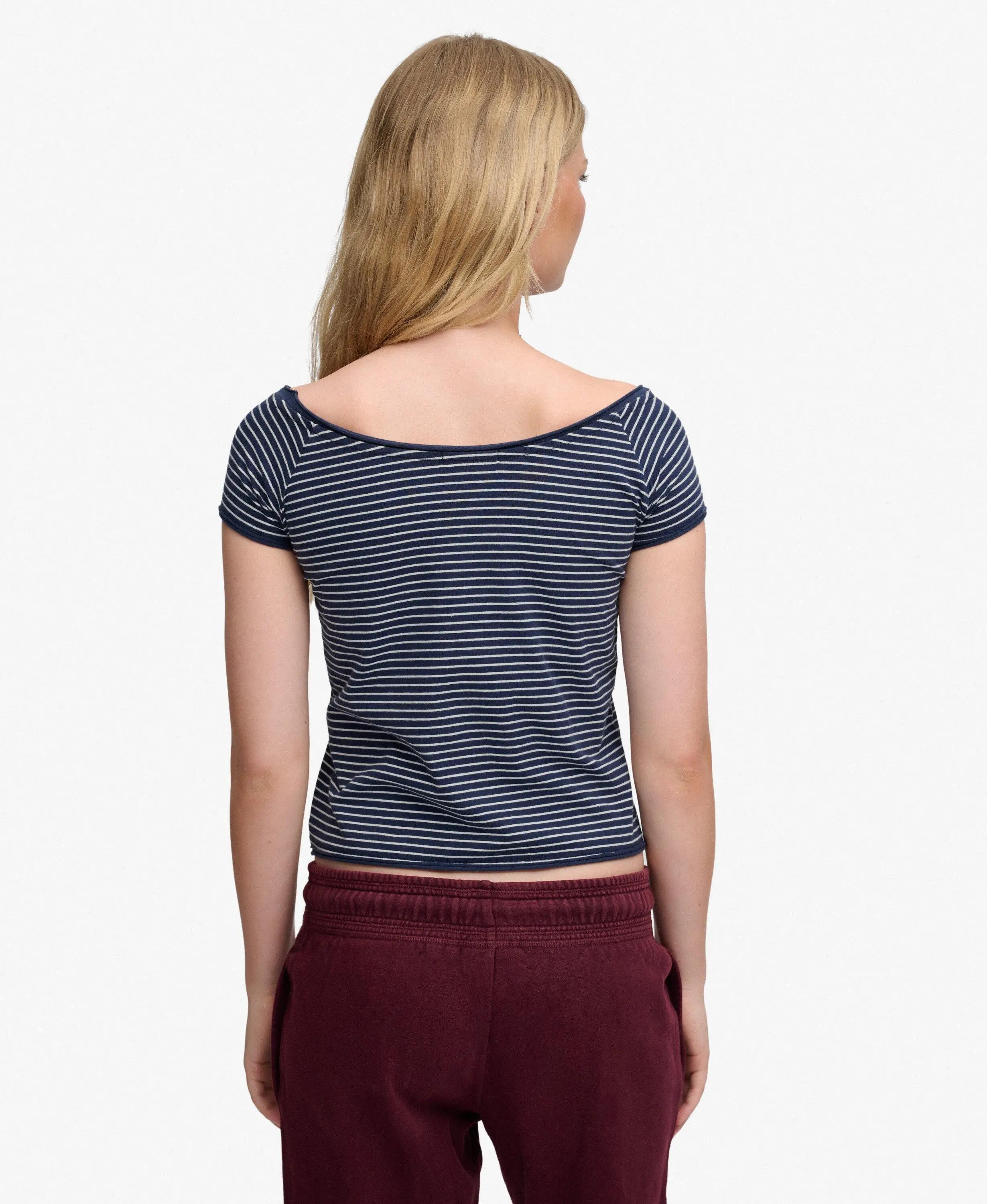 T-shirt top bardot à épaules dénudées femme Superdry 5/7