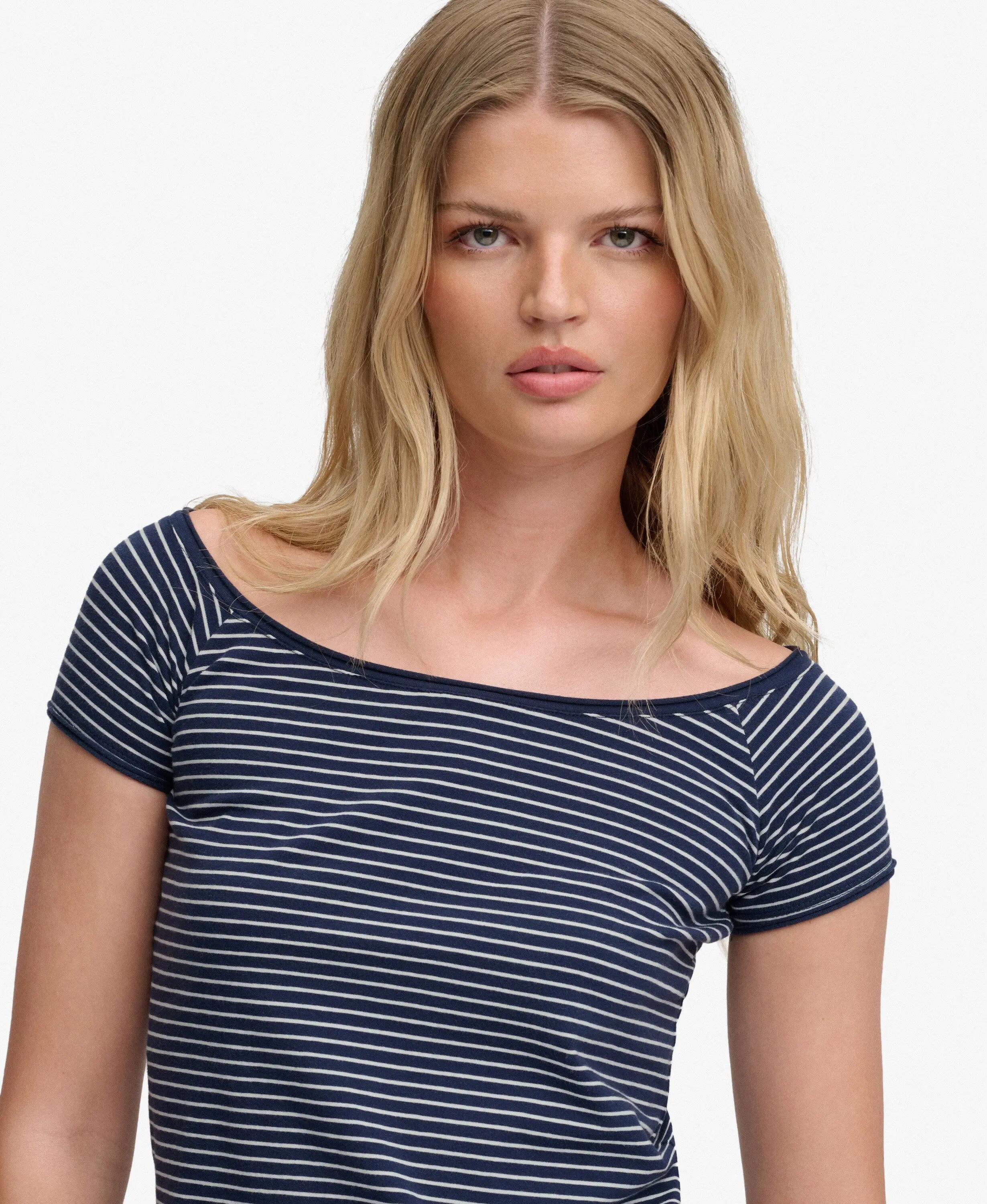 T-shirt top bardot à épaules dénudées femme Superdry 4/7