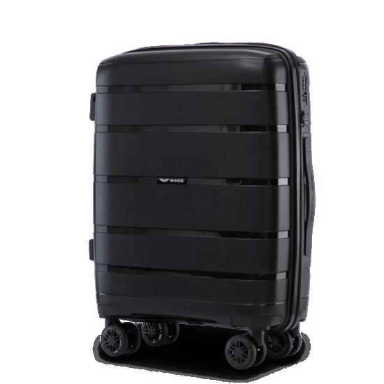 Valise cabine Wings HAWFINCH 2.0 polypropylène 20" NOIR