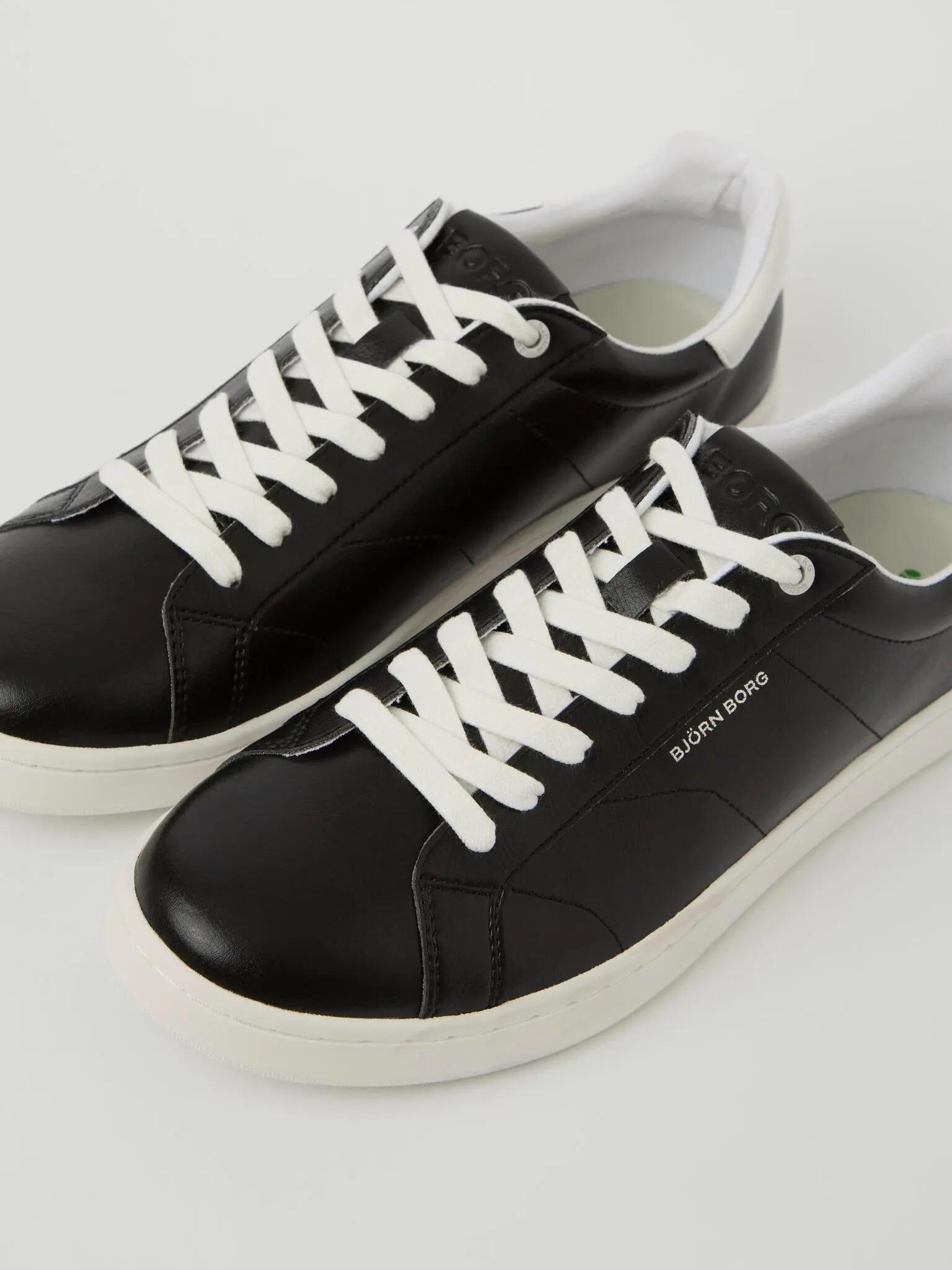 bjorn_borg DEUCE - Tennis unisexe BLACK - WHITE, taille 38 2/3