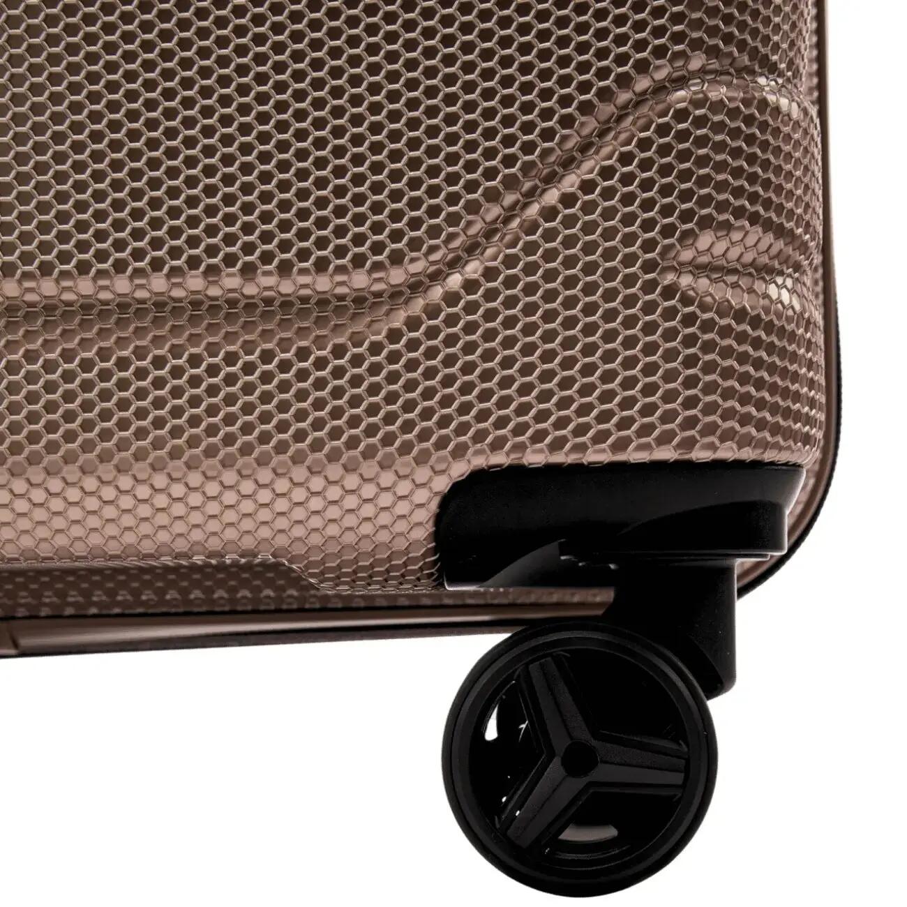 Zestaw 4 walizek Wings CRAKE S/M/L + Kuferek CHAMPAGNE 6/10