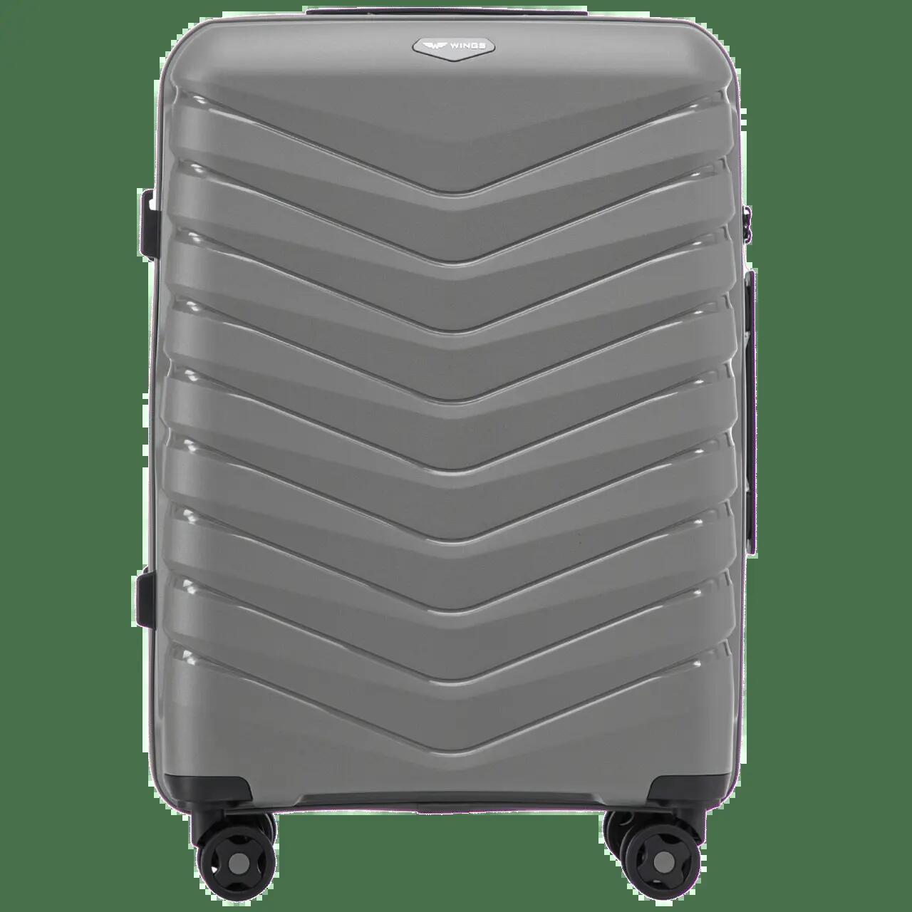 Valise moyenne Wings PHOENIX en polypropylène 24" GRIS FONCÉ 3/10