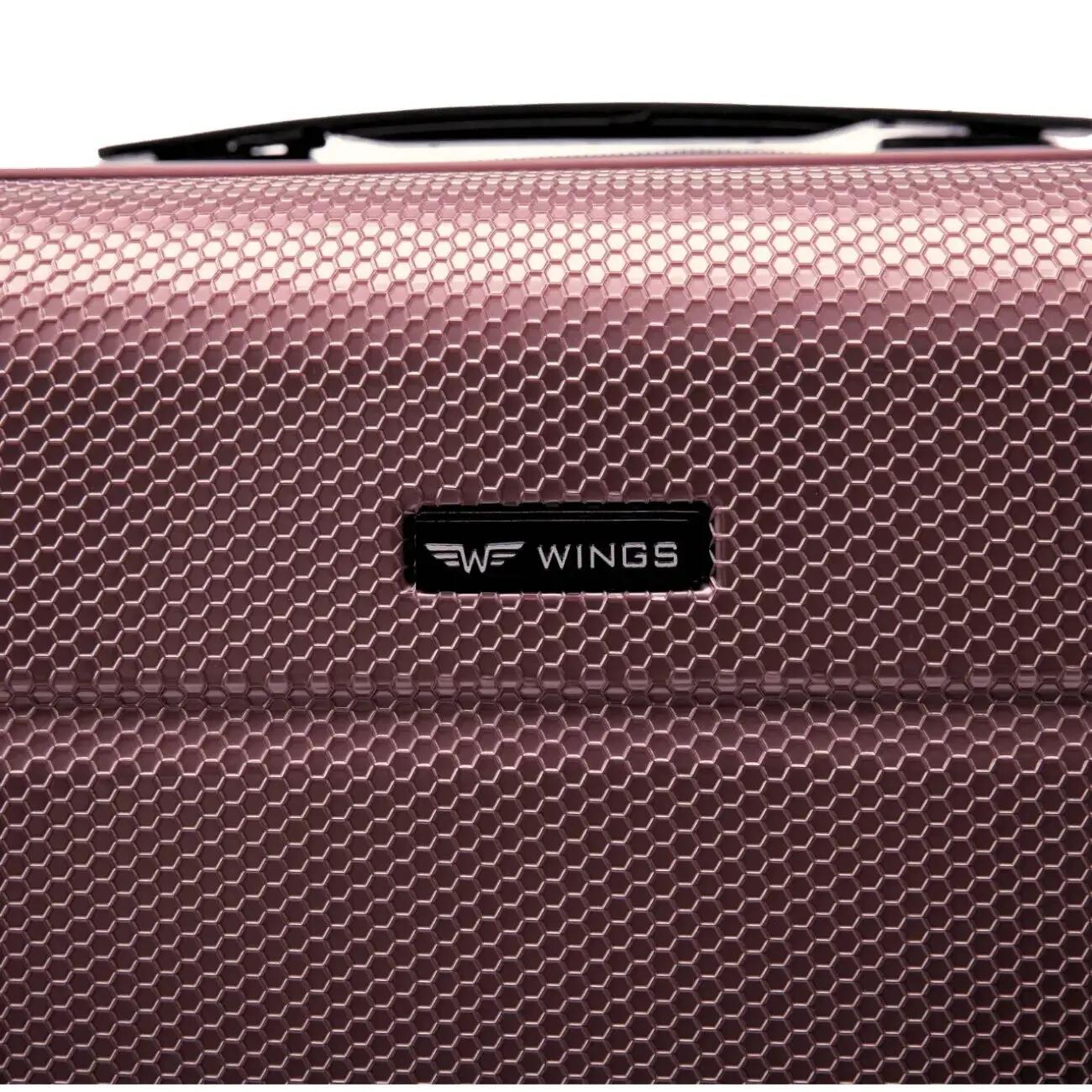 Lot de 4 valises Wings CRAKE S/M/L + valisette ROSE GOLD 8/10