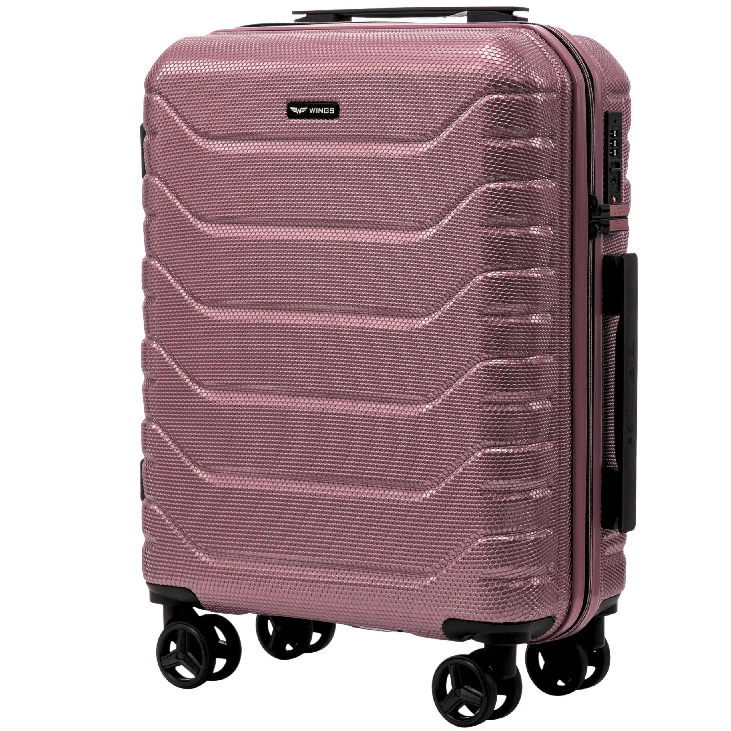 Lot de 4 valises Wings CRAKE S/M/L + valisette ROSE GOLD 4/10