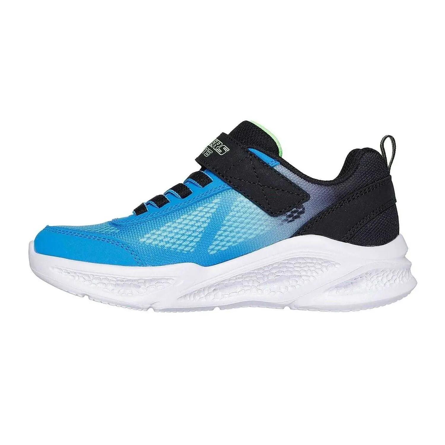 Scarpe Sportive Punta RotondaRagazzi Skechers S Lights Blu Nero 2/6