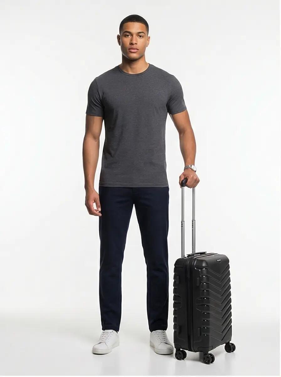 Valise cabine Wings PHOENIX en polypropylène 20" NOIR 2/10